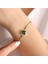 14 Ayar Altın Balıksırtı Bileklik Emerald 2