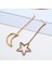 Tam Rhinestone Ay Yıldız Dangle Küpe (Yurt Dışından) 2