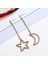 Tam Rhinestone Ay Yıldız Dangle Küpe (Yurt Dışından) 5