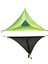 Hava Çok Oyunculu Üçgen Hamak Katlanır Mesh Hammock Ağacı Çadır, Boyut: 280X280X280 cm Yeşil (Yurt Dışından) 2