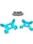 1paır Alüminyum Alaşım Wltoys Için Ön ve Arka Şok 144001 Rc Araba Mavisi (Yurt Dışından) 4