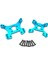 1paır Alüminyum Alaşım Wltoys Için Ön ve Arka Şok 144001 Rc Araba Mavisi (Yurt Dışından) 5