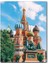 Cakatablo Ahşap Tablo Saint Basil Katedrali (25X35 cm Boyut) 1