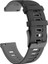 Samsung Gear S3 Klasik 22 mm Silikon Izleme Bandı Siyah Gri (Yurt Dışından) 1