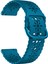 Samsung Galaxy Watch4 Için Classic 42/46 mm Erik Çiçeği Boş Içi Silikon Silyon Saat Band Rock Mavi (Yurt Dışından) 1
