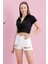 Polo Yaka Neon Fermuarlı Kaşkorse Bluz 2