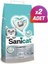 2 Adet - Sanicat Clumping White Oksijen Kontrol Süper Topaklanan Kedi Kumu 8 Lt 1