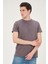 Erkek Yıkamalı Basic T-Shirt Tişört %100 Pamuk Tişört 4