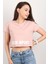Kadın Kısa Kollu Crop Bluz 1