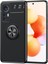 Xiaomi Mi 12X Focus Serisi Yüzük Standlı Silikon Kılıf - Siyah 1