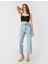 Yüksek Bel Kot Pantolon - Eve Slim Jean 1