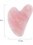 Pembe Kuvars Quartz Kalp Gua Sha Face Guasha Premium Yüz Masaj Aleti Doğaltaş 2