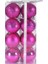 Yılbaşı Top Ağaç Süsü Fuşya 6cm 16'lı 1