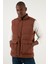 Slim Fit Cepli Dik Yaka Şişme Yelek Erkek Yelek 5711455 3