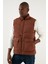 Slim Fit Cepli Dik Yaka Şişme Yelek Erkek Yelek 5711455 5