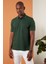 Pamuklu Regular Fit Düğmeli Polo T Shirt Erkek T Shirt EX661 1