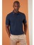 Pamuklu Regular Fit Düğmeli Polo T Shirt Erkek T Shirt EX661 1