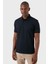 Pamuklu Regular Fit Düğmeli Polo T Shirt Erkek T Shirt EX661D 4
