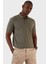 Pamuklu Regular Fit Düğmeli Polo T Shirt Erkek T Shirt EX661D 2