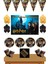 Harry Potter Parti Süsleri 16 Kişilik 50X70 cm Afişli Harry Potter Doğum Günü Seti 1