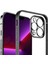 iPhone 13 Pro Max Uyumlu Kılıf Şeffaf Berrak Kamera Korumalı Renkli Yumuşak 3