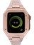 Apple Watch 44mm Kordon Swatch Saat Modeli Kasalı Metal Kordon 1