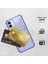 Coverzone IPhone 12 Ile Uyumlu Transparent Pulisic Kartlıklı Antişok Kılıf Lila 5