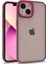 iPhone 13 ile Uyumlu Kılıf Kontrast Renk Tasarımlı Cynosure Kapak Kırmızı 1