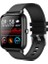 Kalp Hızı Spor Izci Bilezik Izle Bluetooth Çağrı Android Akıllı Saatler (Siyah) (Yurt Dışından) 1