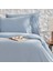 Bedding Plain Çift Kişilik Ranforce Yıkamalı Nevresim Takımı - Indigo 2