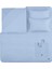 Bedding Plain Çift Kişilik Ranforce Yıkamalı Nevresim Takımı - Indigo 4