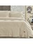 Bedding Plain Çift Kişilik Ranforce Yıkamalı Nevresim Takımı - Bej 1