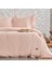 Bedding Plain Çift Kişilik Ranforce Yıkamalı Nevresim Takımı - Blush 1