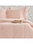 Bedding Plain Çift Kişilik Ranforce Yıkamalı Nevresim Takımı - Blush 2
