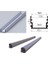Alüminyum Boş Kasa LED Profil Yerli Kasa - LED Bar Kasa- Şeffaf Cam 50CM 1
