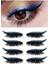 2-In-1eyeliner ve Kirpik Çıkartmaları Görünmez Bant Kendinden Yapışkanlı Mavi (Yurt Dışından) 5