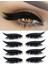 2'si 1 Arada Kendinden Yapışkanlı Eyeliner ve Kirpik Makyaj Araçları - Siyah (Yurt Dışından) 5