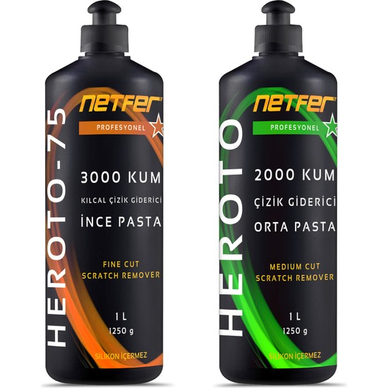 Netfer 2'li İnce Orta Pasta Set - 2x1 L