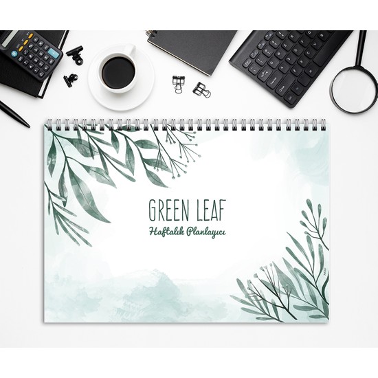 Express Planner A4 Haftalık Planlayıcı Green Leaf Fiyatı