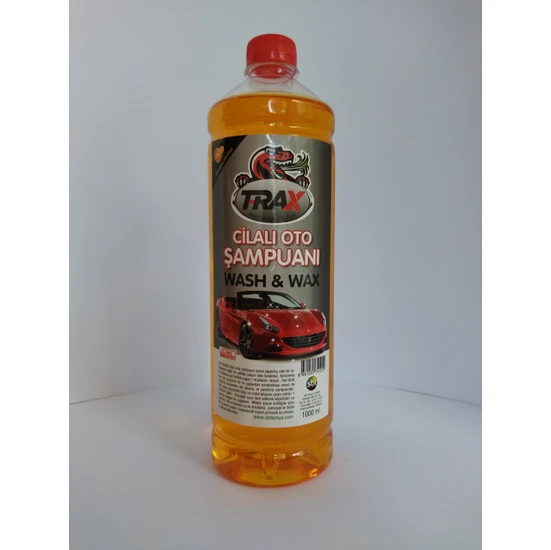 Trax T-Rax Oto Şampuanı Araba Cilalı Süper Kalite Etkili Temizlik 1 Litre