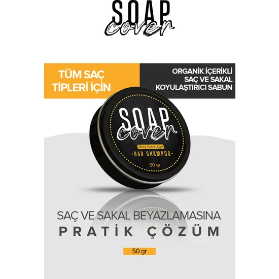 Soap Cover, Beyazları Bitiren Sabun 50 ml