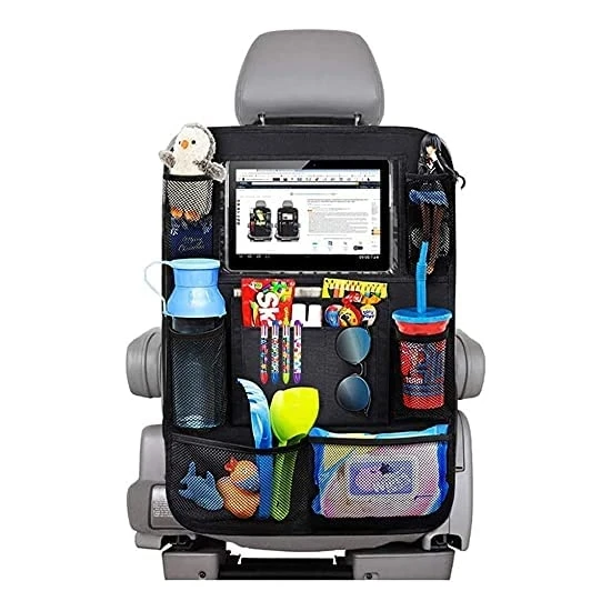 Ankaflex Araba  Koltuk Arkası Organizer Tablet Telefon Tutucu Araç Içi Eşya Düzenleyici Jeep Oto Çanta Bagaj Makam Organizer