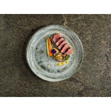 Bonna Porselen Odette Olive Gourmet Düz Tabak 27 cm - 4 Adet