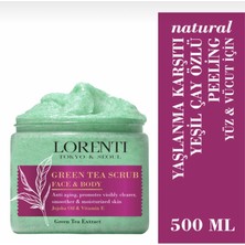 Lorenti Yeşilçay Özlü  Yüz ve Vücut Peeling 500 ml