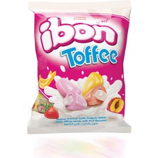 Elvan Ibon Toffee Sütlü Meyveli Şeker 1000 Gr. (1 Poşet)