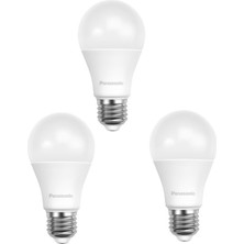 Panasonic 8,5W-60W 3'lü Paket 2700 Kelvin Sarı Işık
