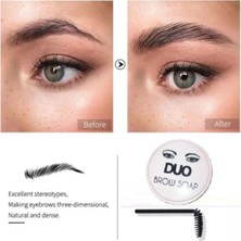 Duo Brow Soap Soapkaş Sabitleyici Şekillendirici 3d Sabun Kaş Kremi + Fırça Şık Bir Görünüm