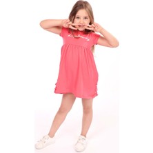 Toontoy Kids Toontoy Kız Çocuk Baskılı Elbise