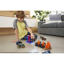 Hot Wheels Oyuncak Monster Trucks Aksiyona Başlangıç Eğitici Oyun Seti Fire Through Hero GYL09-GYL12