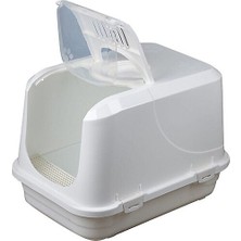 Çınar Büyük Kedi Kapalı Tuvalet Kabı Xx Boy Kürekli Plastik Paspaslı